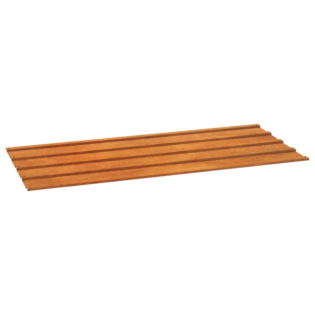 Panneaux De Toiture 12 Pcs Rouillé Acier Corten