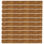 Bordure De Pelouse 10 Pc Rouillé