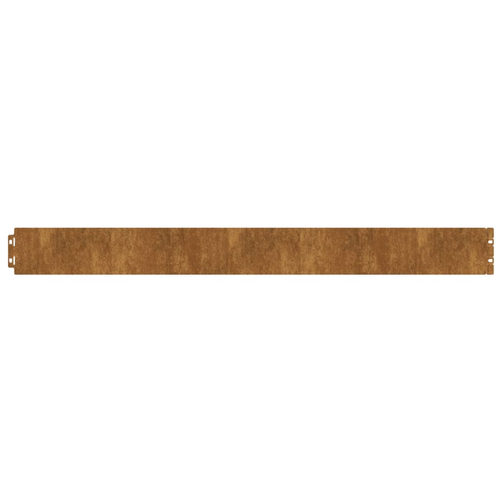 Bordure De Pelouse 50 Pc Rouillé