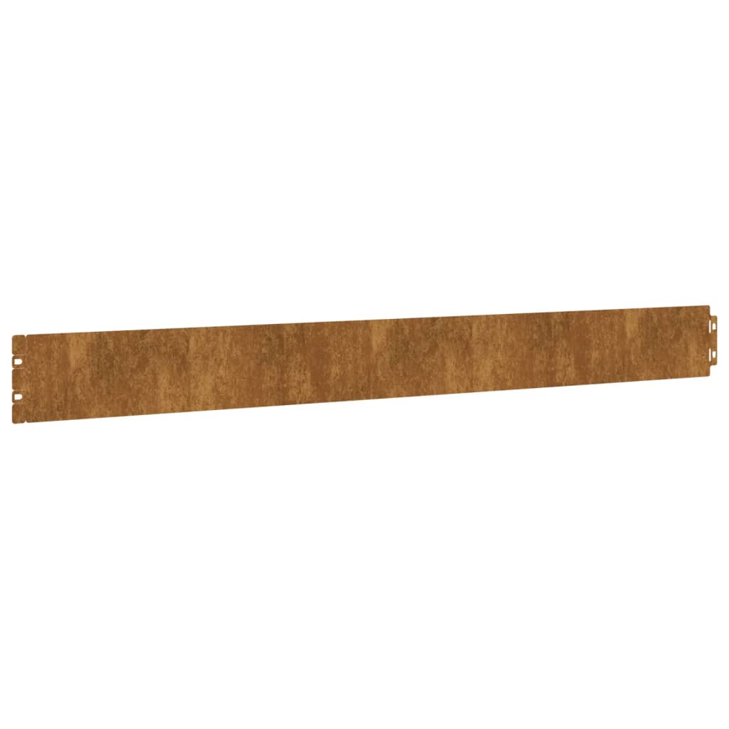 Bordure De Pelouse 50 Pc Rouillé