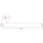 Bordure De Pelouse 50 Pc Rouillé