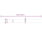 Bordure De Pelouse 50 Pc Rouillé