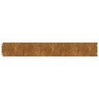 Bordure De Pelouse 10 Pc Rouillé
