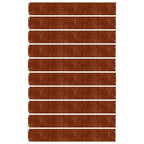 Bordure De Pelouse 10 Pc Rouillé