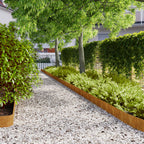 Bordure De Pelouse 10 Pc Rouillé