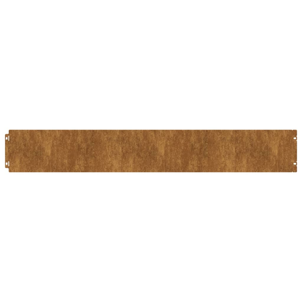 Bordure De Pelouse 50 Pc Rouillé