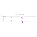 Bordure De Pelouse 50 Pc Rouillé