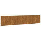 Bordure De Pelouse 10 Pc Rouillé