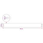 Bordure De Pelouse 10 Pc Rouillé