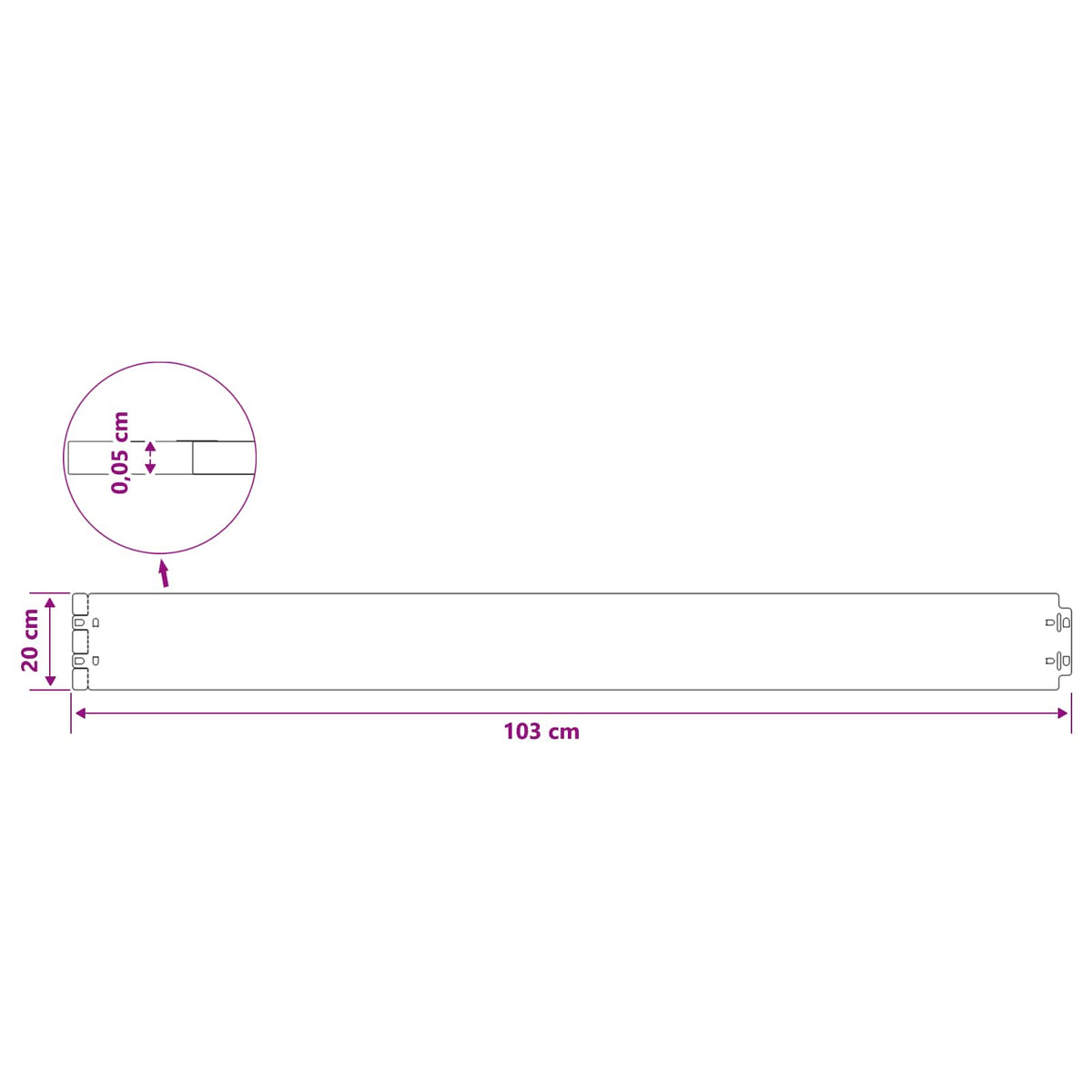 Bordure De Pelouse 10 Pc Rouillé