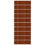 Bordure De Pelouse 10 Pc Rouillé