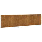 Bordure De Pelouse 10 Pc Rouillé