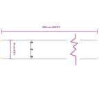Bordure De Pelouse 10 Pc Rouillé