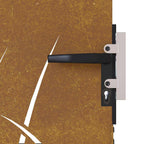 Portail De Jardin Acier Corten Conception D'herbe