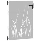 Portail De Jardin Acier Corten Conception D'herbe