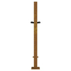 Portail De Jardin En Acier Corten, Design Carré