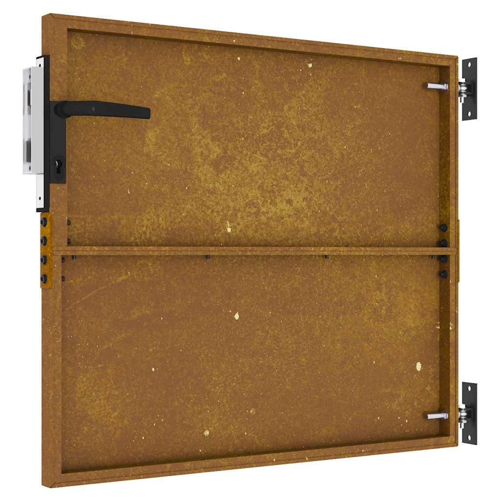 Portail De Jardin Acier Corten