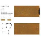 Portail De Jardin Acier Corten