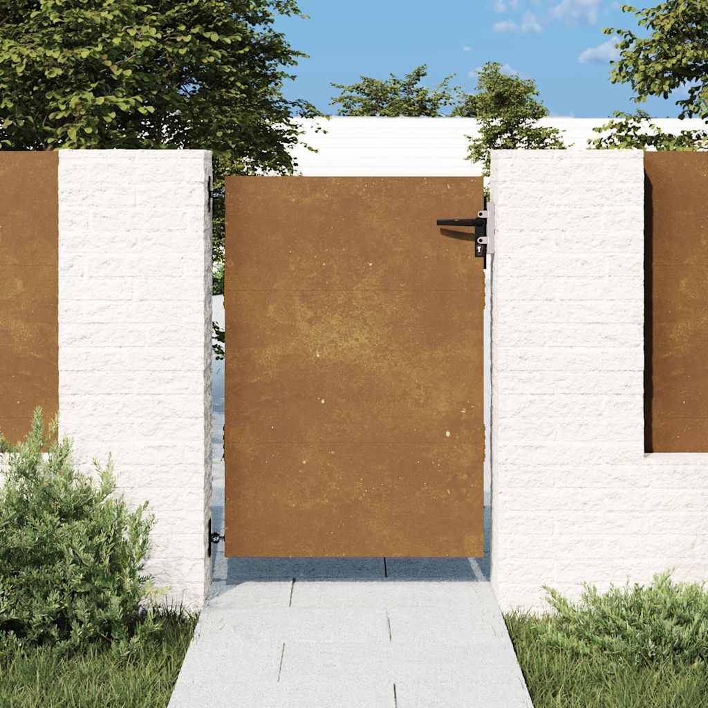 Portail De Jardin Acier Corten