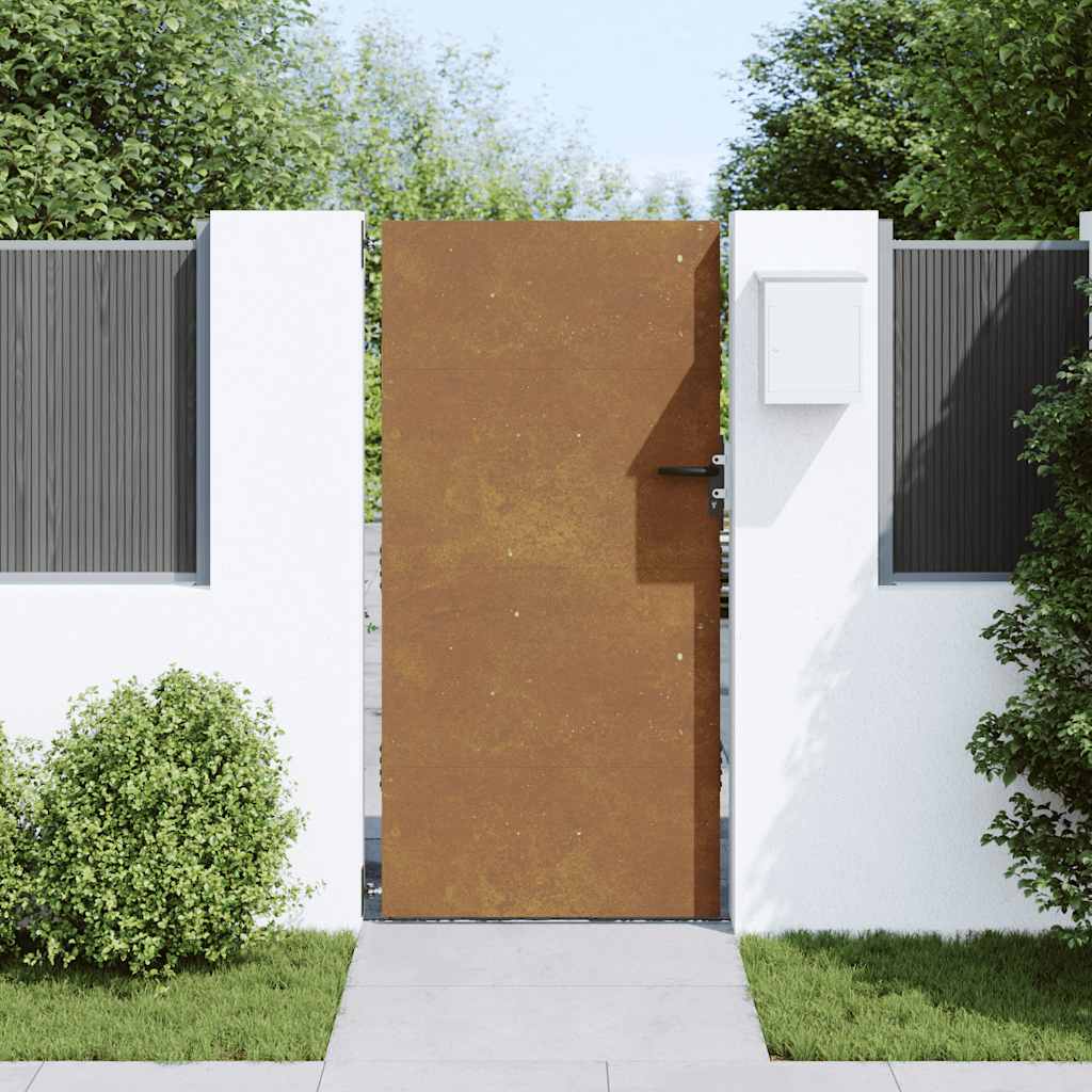 Portail De Jardin Acier Corten