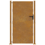 Portail De Jardin En Acier Corten