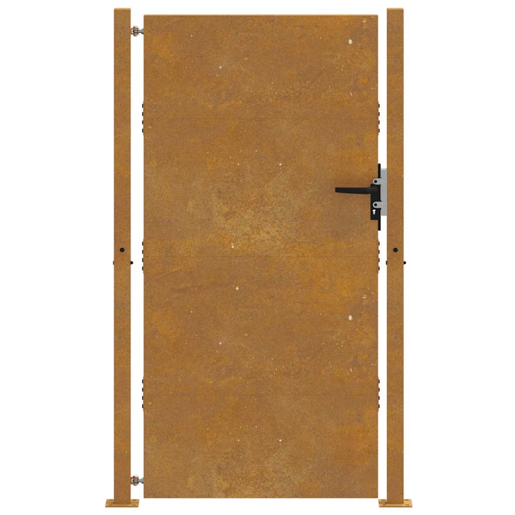 Portail De Jardin En Acier Corten