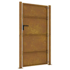 Portail De Jardin En Acier Corten