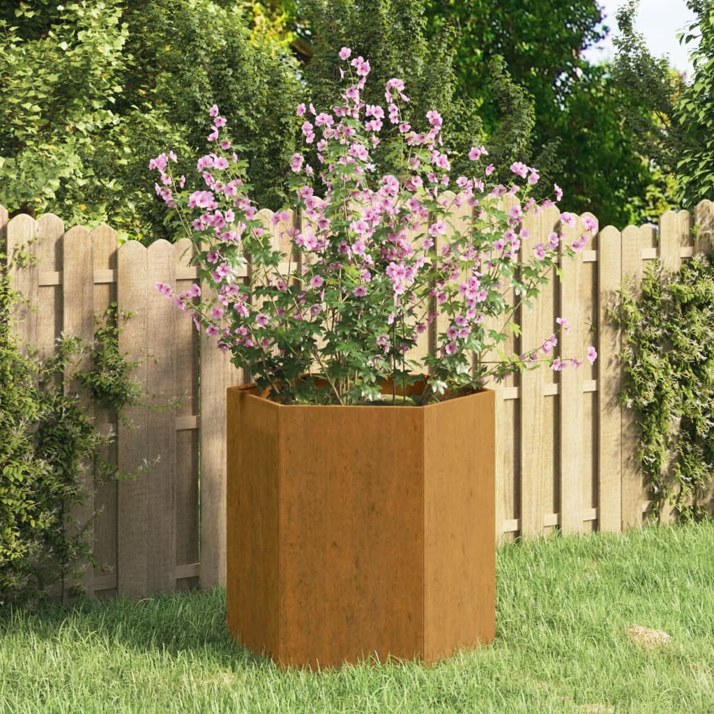 Jardinière Rouillé Acier Corten