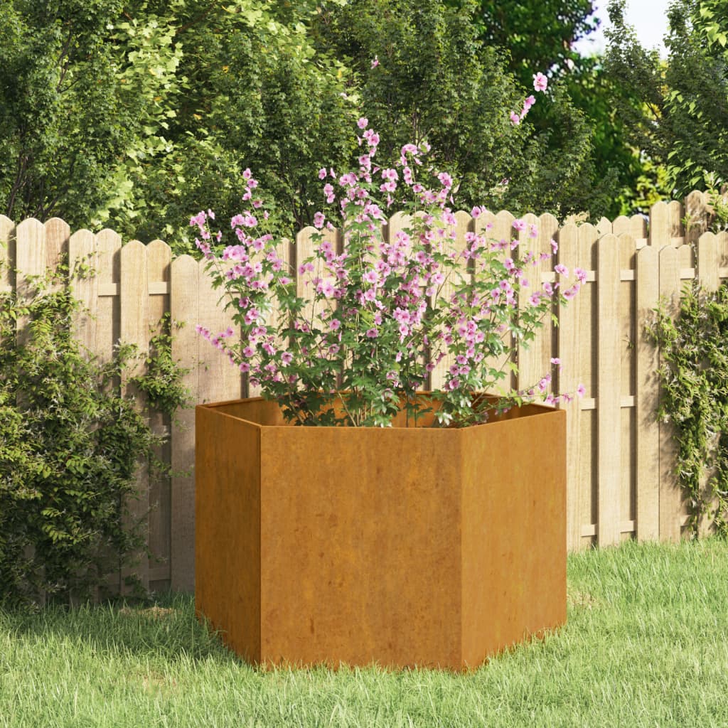 Jardinière Rouillé Acier Corten