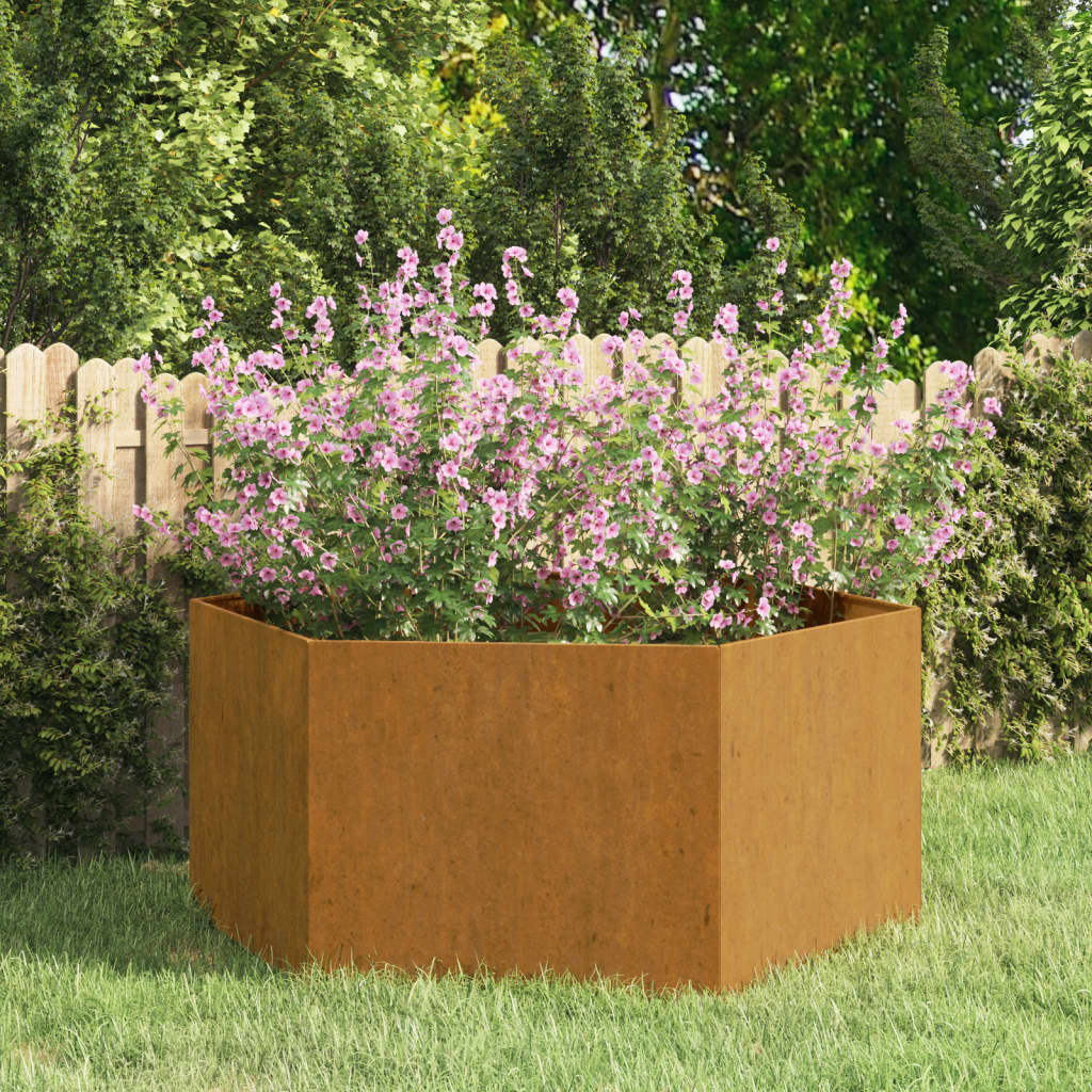 Jardinière Rouillé Acier Corten