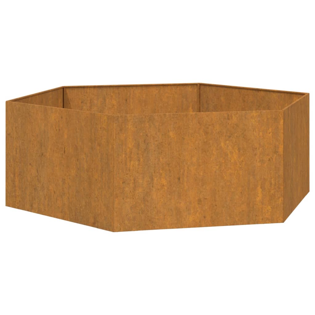 Jardinière Rouillé Acier Corten