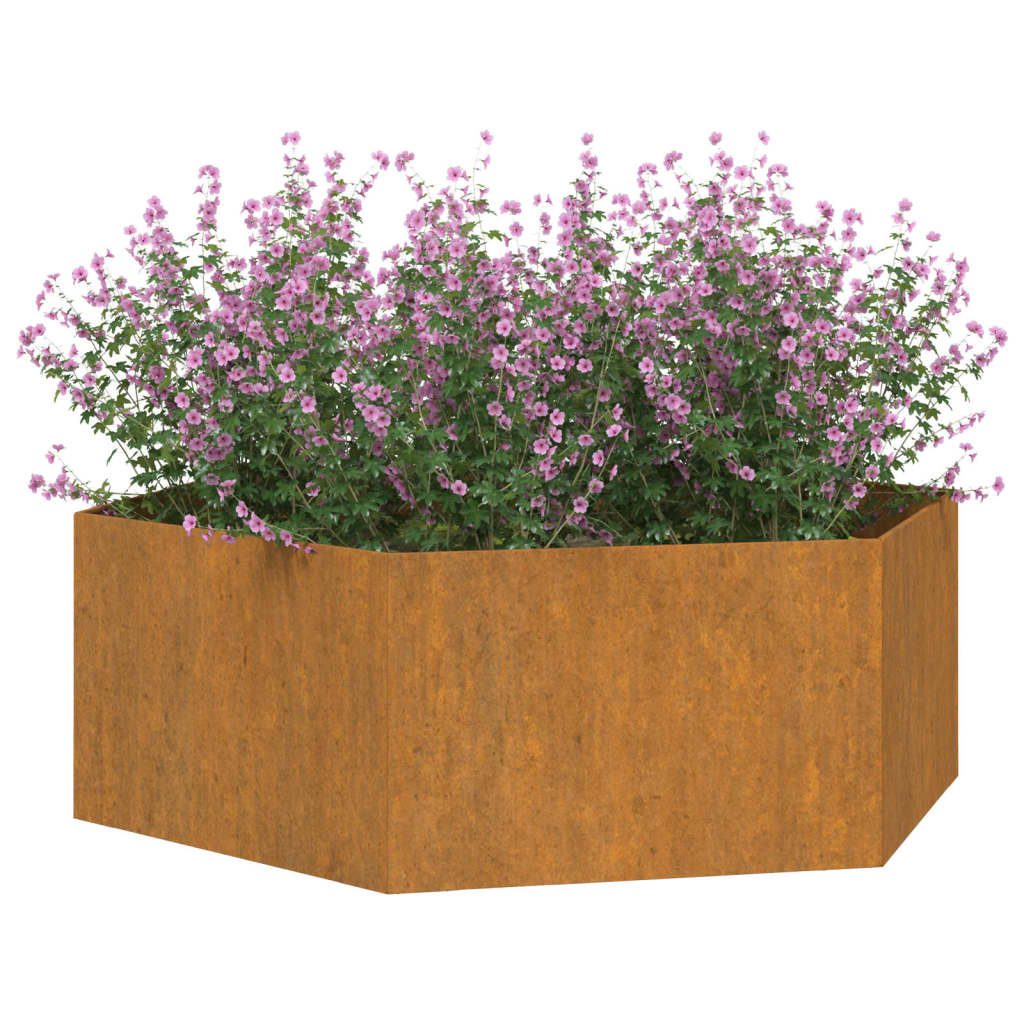 Jardinière Rouillé Acier Corten