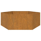 Jardinière Rouillé Acier Corten