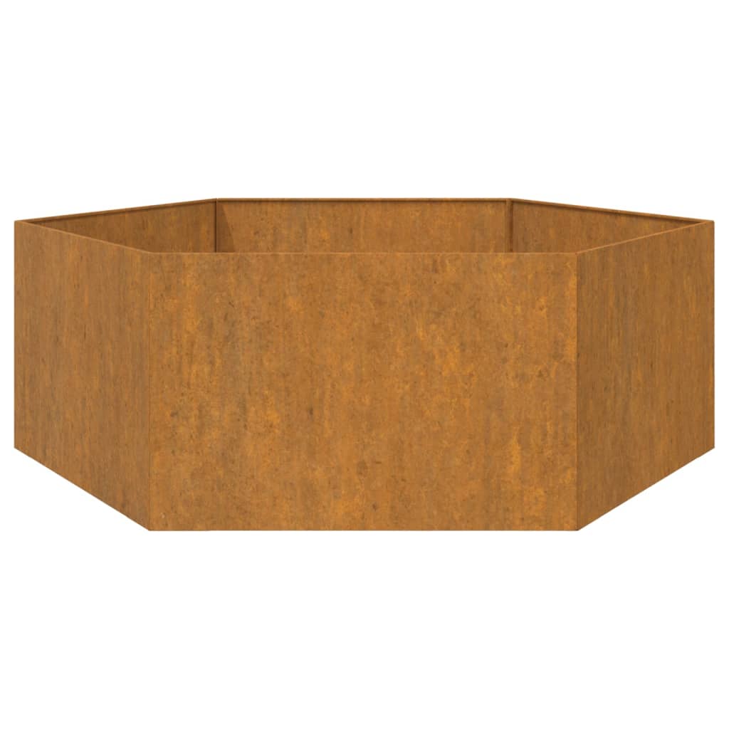 Jardinière Rouillé Acier Corten