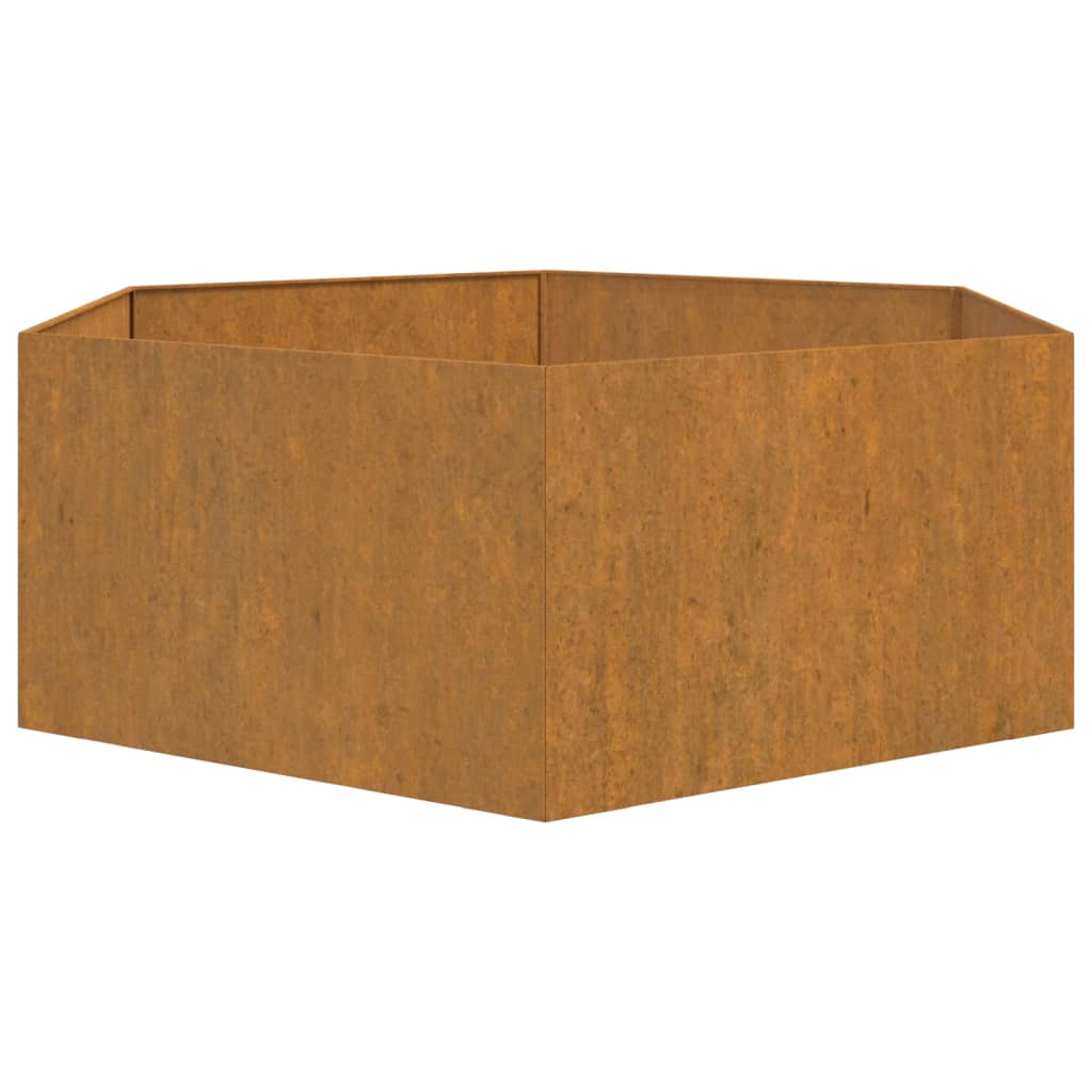 Jardinière Rouillé Acier Corten