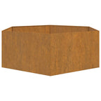 Jardinière Rouillé Acier Corten