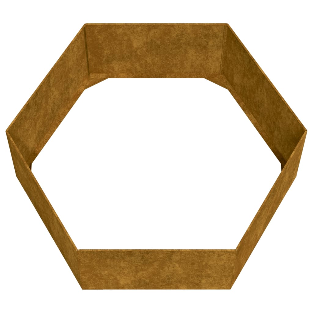 Jardinière Rouillé Acier Corten
