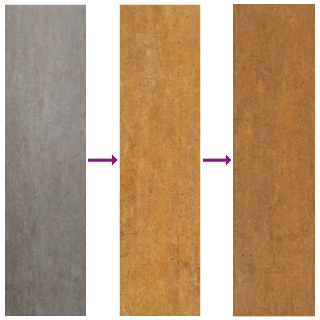 Jardinière Rouillé Acier Corten