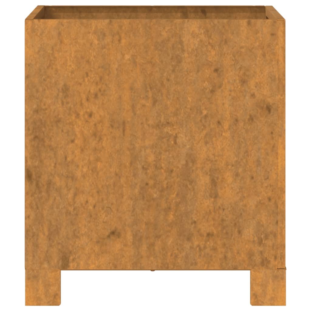 Jardinières Avec Pieds 2 Pcs Rouillé Acier Corten
