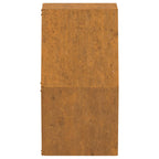 Jardinières Murales 2 Pcs Rouillé Acier Corten