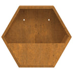 Jardinières Murales 2 Pcs Rouillé Acier Corten