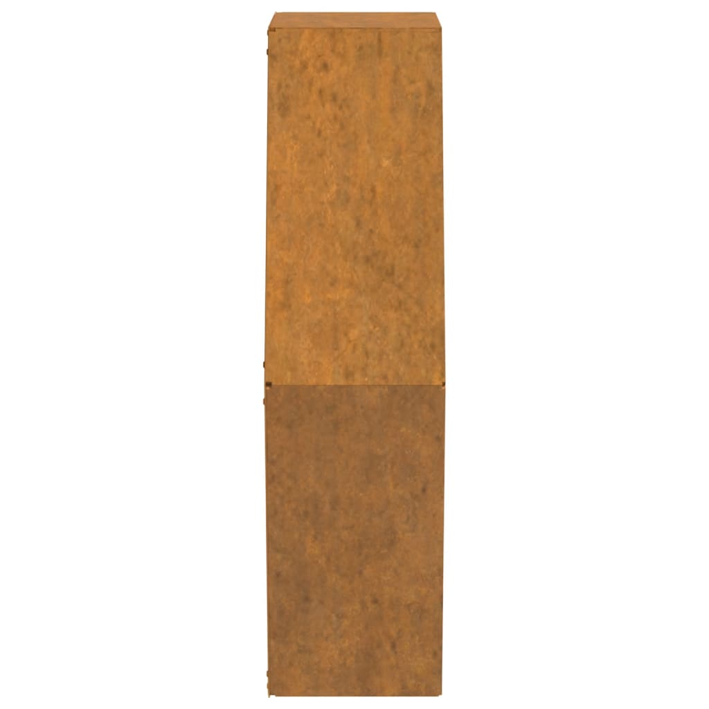 Jardinières Murales 2 Pcs Rouillé Acier Corten