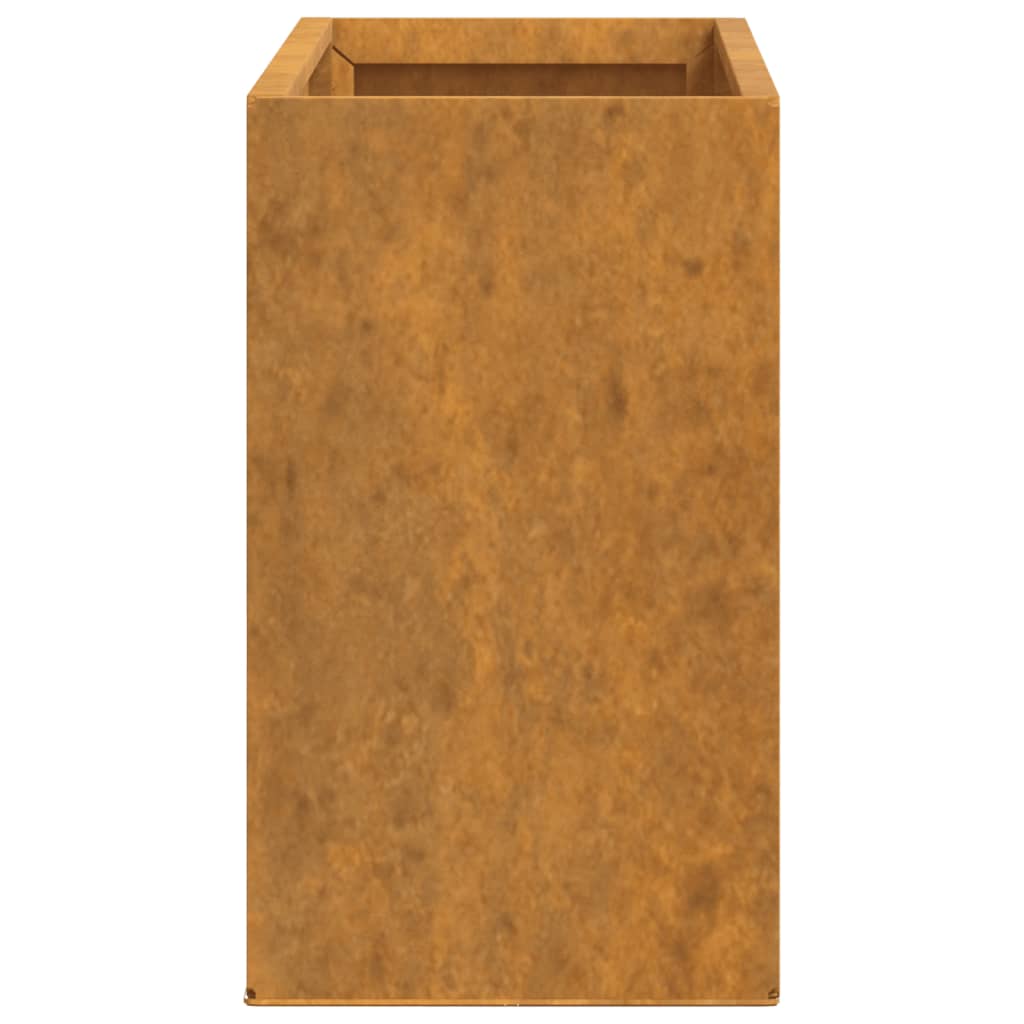 Jardinières Murales 2 Pcs Rouillé Acier Corten 53X10X17 Cm