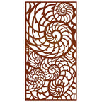 Décoration Murale De Jardin 105X55 Cm Acier Corten Design Coque