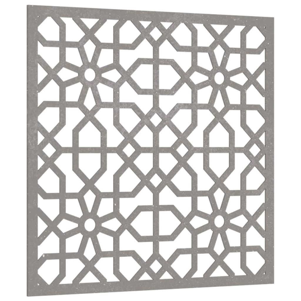 Décoration Murale Jardin 55X55 Cm Acier Corten Design Mauresque
