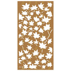 Décoration Murale Jardin 105X55 Cm Acier Corten Design Feuille