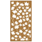 Décoration Murale Jardin 105X55 Cm Acier Corten Design Feuille