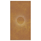 Décoration Murale Jardin 105X55Cm Acier Corten Design Du Soleil