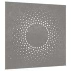 Décoration Murale Jardin 55X55 Cm Acier Corten Design Du Soleil