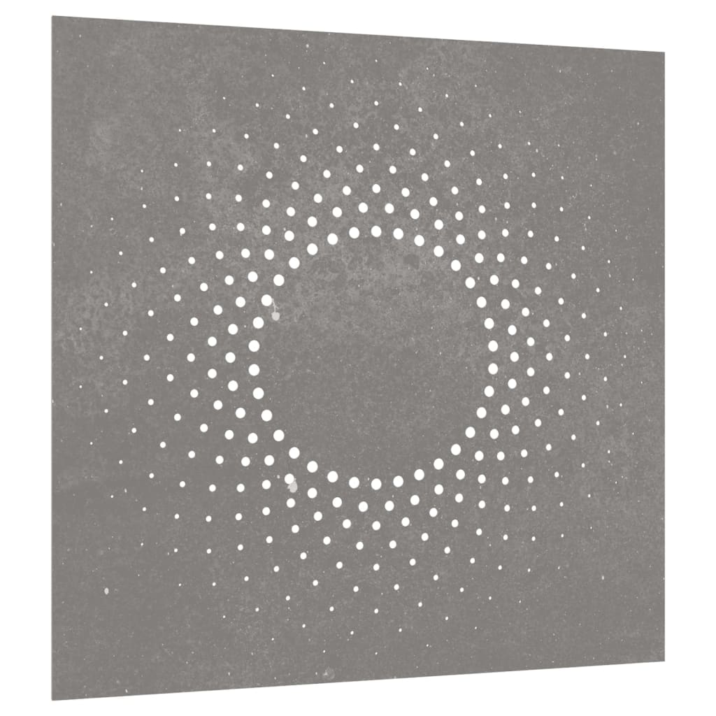 Décoration Murale Jardin 55X55 Cm Acier Corten Design Du Soleil
